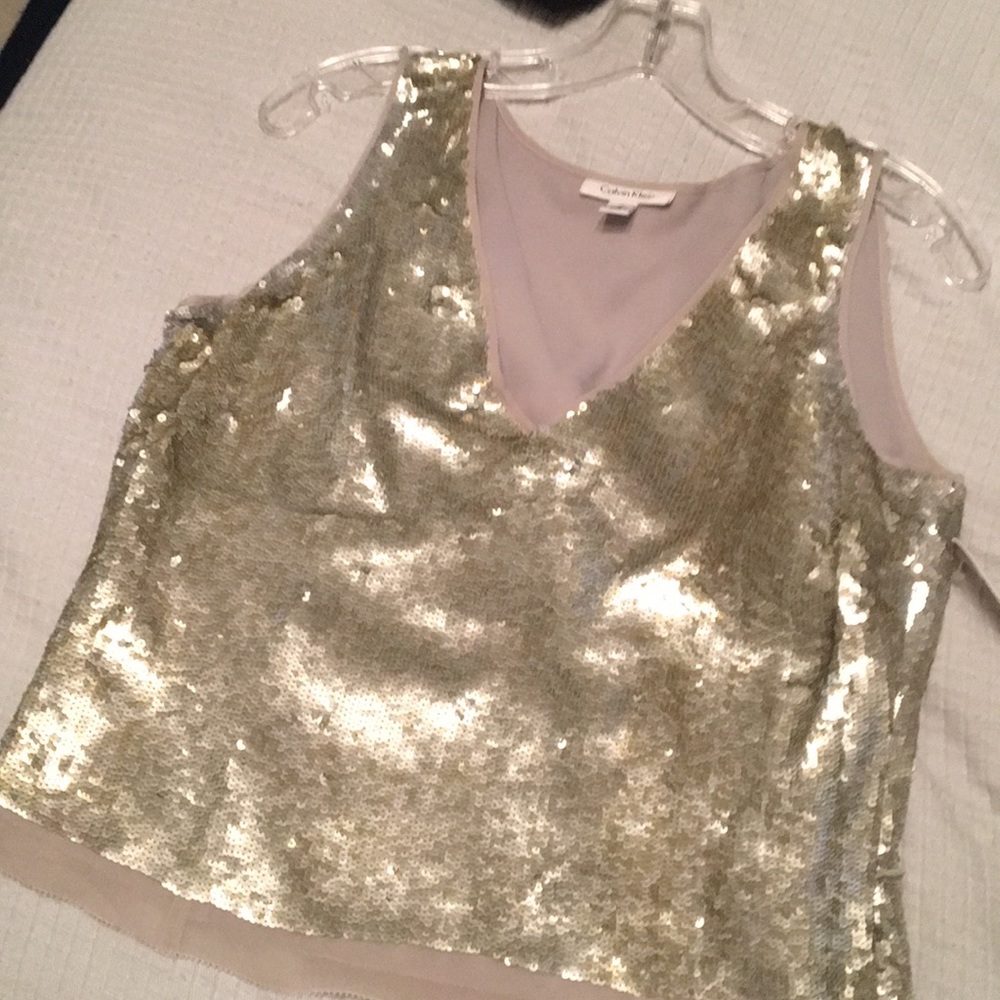 Sequined tank